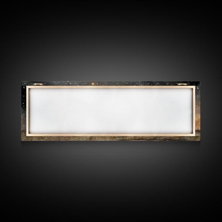 Starfield Prayer – Framed Canvas Print – Panoramic Frame – Christian Art Canvas – Christian Wall Art – Jesus Painting – Christian Christmas