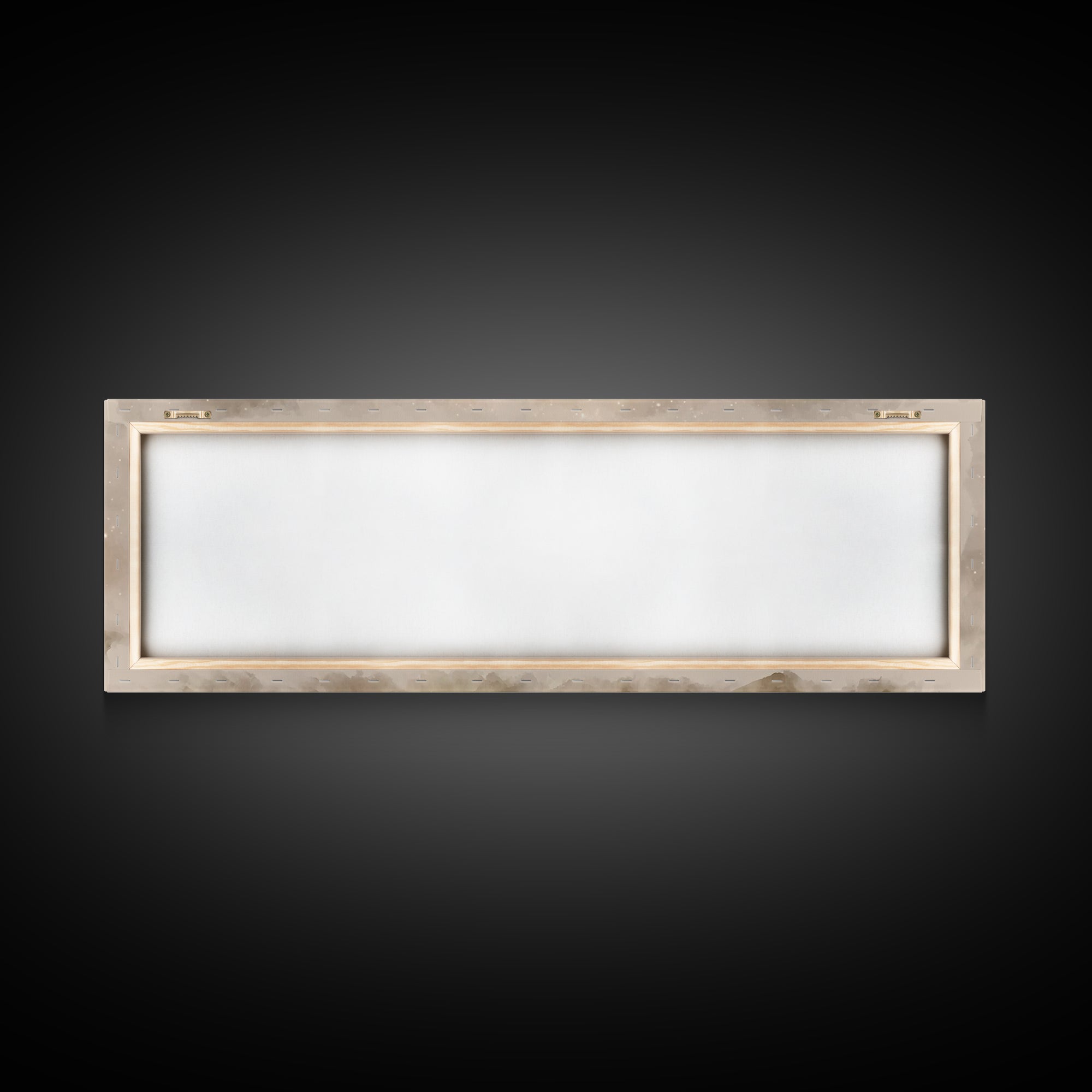 Kneeling Light | Framed Canvas Print | Panoramic Frame | Christian Art Canvas | Jesus Painting | Christian Wall Art | Christian Christmas A