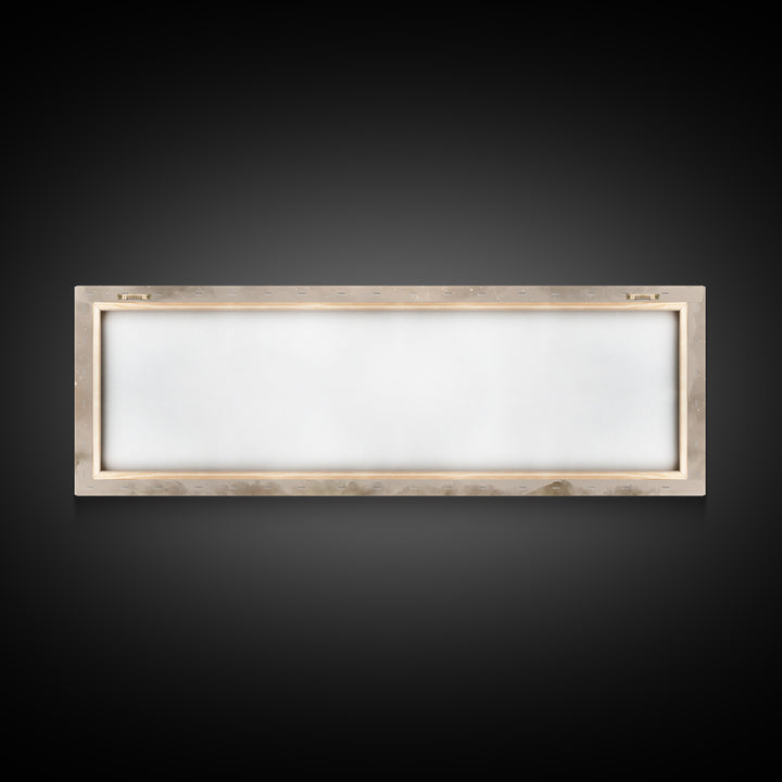 Kneeling Light | Framed Canvas Print | Panoramic Frame | Christian Art Canvas | Jesus Painting | Christian Wall Art | Christian Christmas A