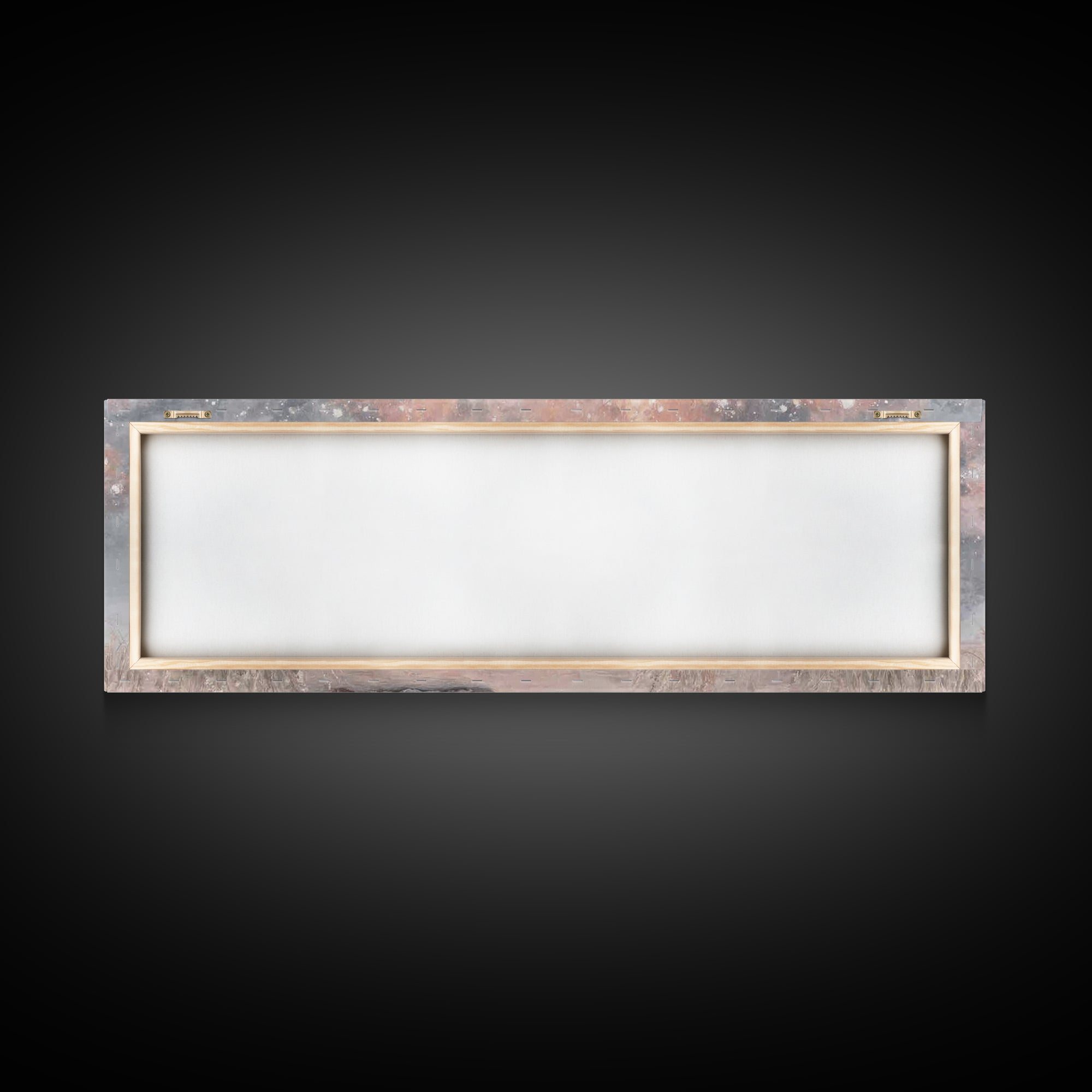 Softened Reverence, Framed Canvas Print, Panoramic Painting, Christian Art Canvas, Christian Wall Art, Jesus Painting, Christmas Art