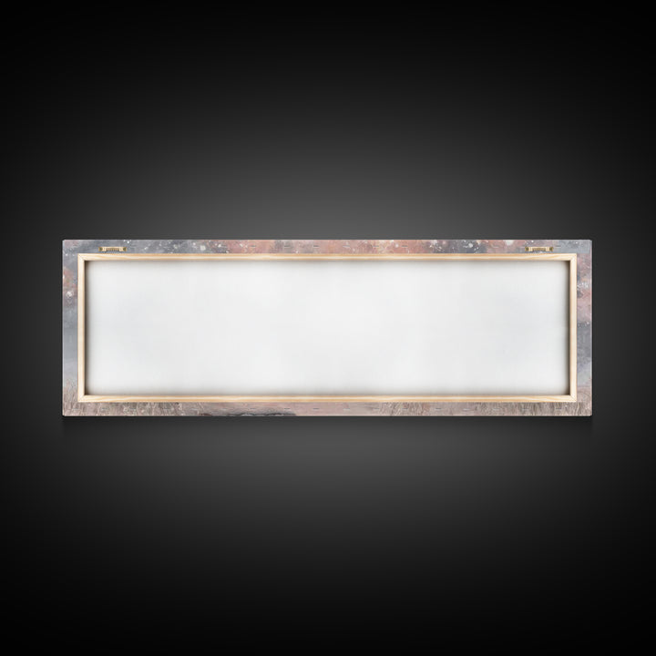 Softened Reverence, Framed Canvas Print, Panoramic Painting, Christian Art Canvas, Christian Wall Art, Jesus Painting, Christmas Art