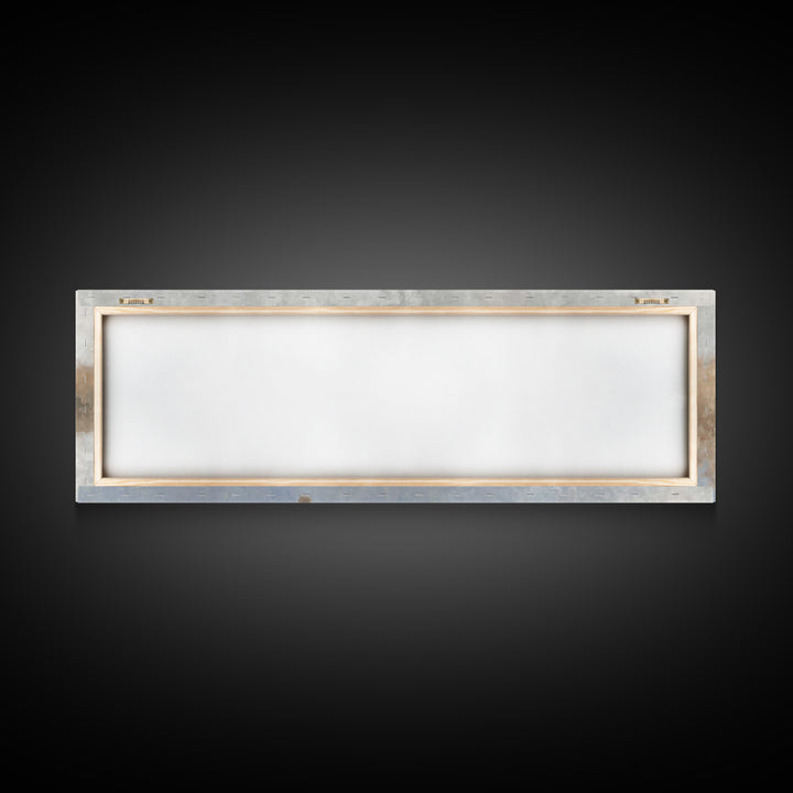 Quiet Shepherd Light - Framed Canvas Print - Panoramic Art - Christian Wall Art - Jesus Painting - Christian Art Canvas - Christmas Art