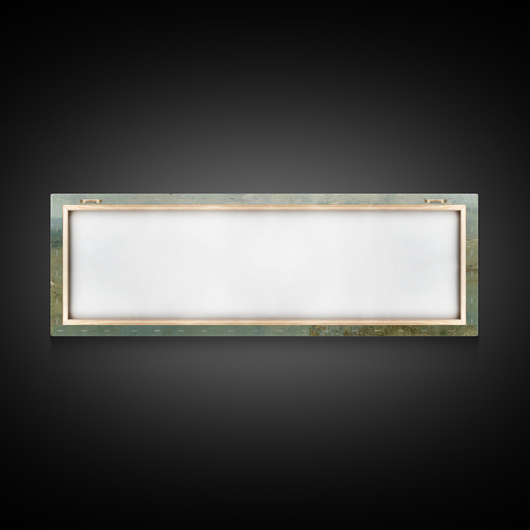 The Gentle Guide – Framed Canvas Print – Extra Wide Art – Christian Wall Art – Christian Painting – Jesus Canvas Art – Christian Christmas