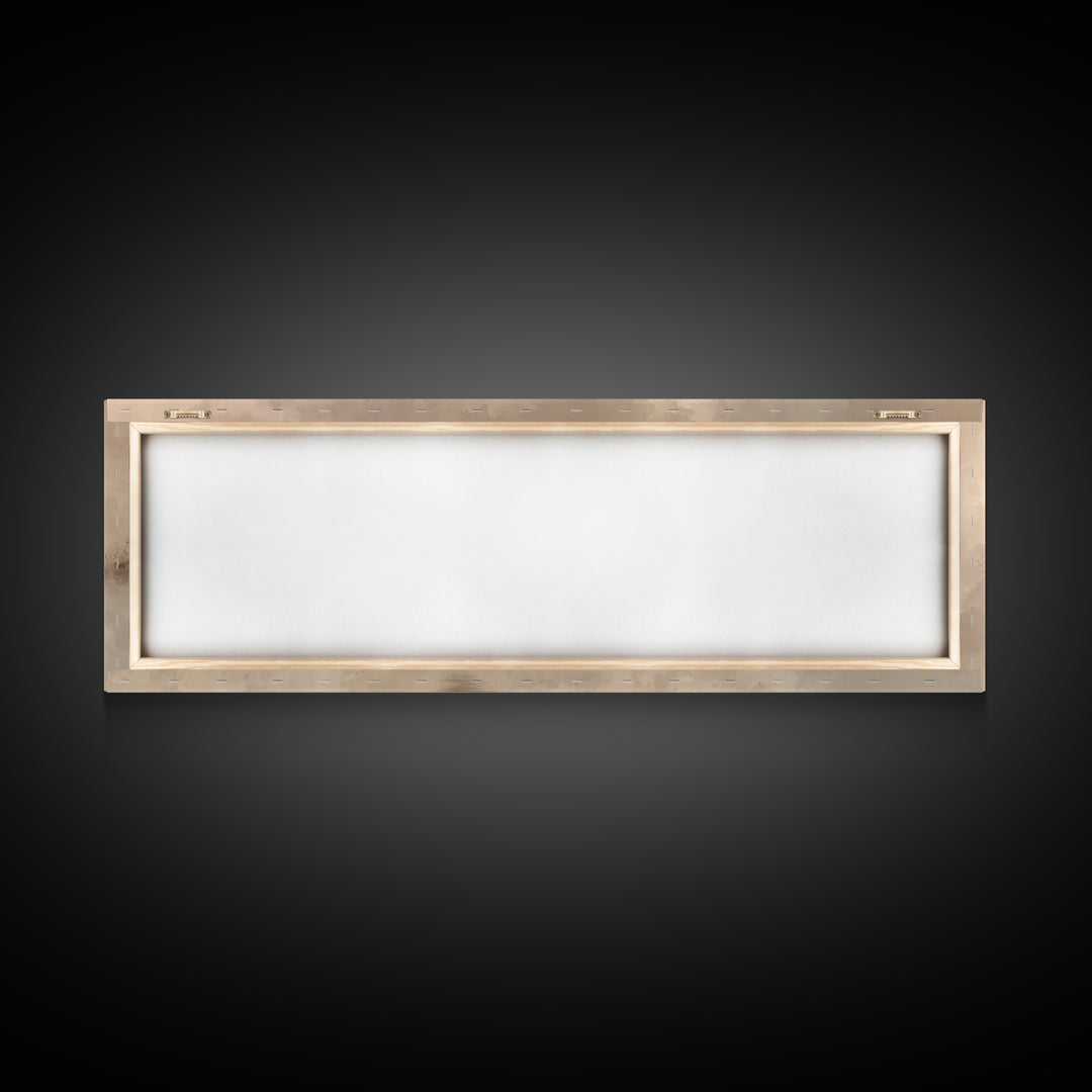 Calm Pasture Hope | Framed Canvas Print | Panoramic Art | Christian Art Work | Subtle Christian Art | Jesus Christmas Art | Christian Decor