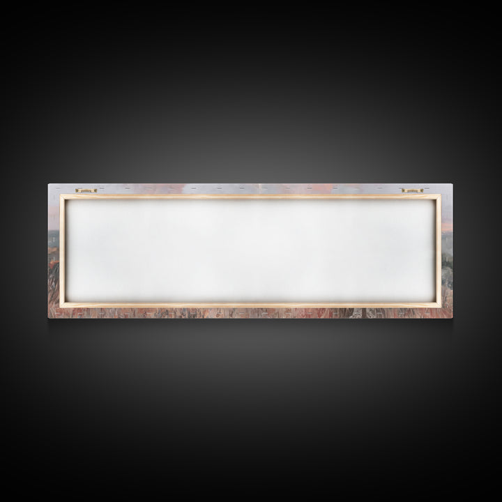Crosslight Horizon | Framed Canvas Print | Panoramic Print | Christian Wall Art | Christian Art Painting | Jesus Canvas Art | Christian Chr