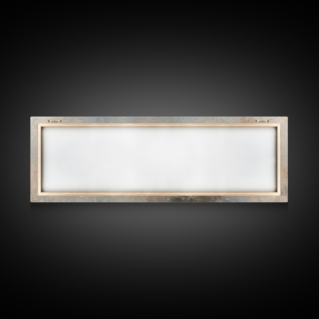 Word And Spirit – Framed Canvas Print – Panoramic Print – Christian Wall Art – Christian Art Painting – Minimalist Christian Art – Christia