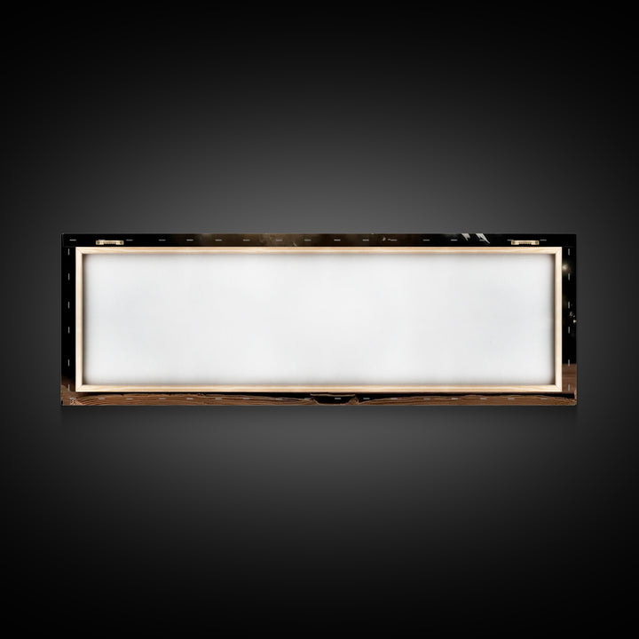 Holy Fire Light, Framed Canvas Print, Panoramic Frame, Christian Art Canvas, Moody Christian Art, Christian Christmas Decor, Christian Wall