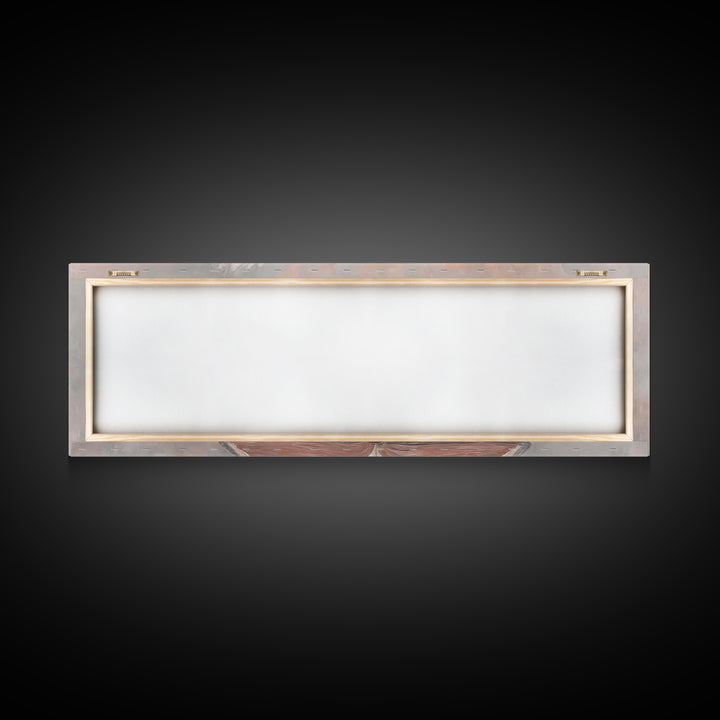 Flame Of Revelation, Framed Canvas Print, Panoramic Art, Modern Christian Painting, Christian Wall Art, Christian Art Canvas, Christian Chr