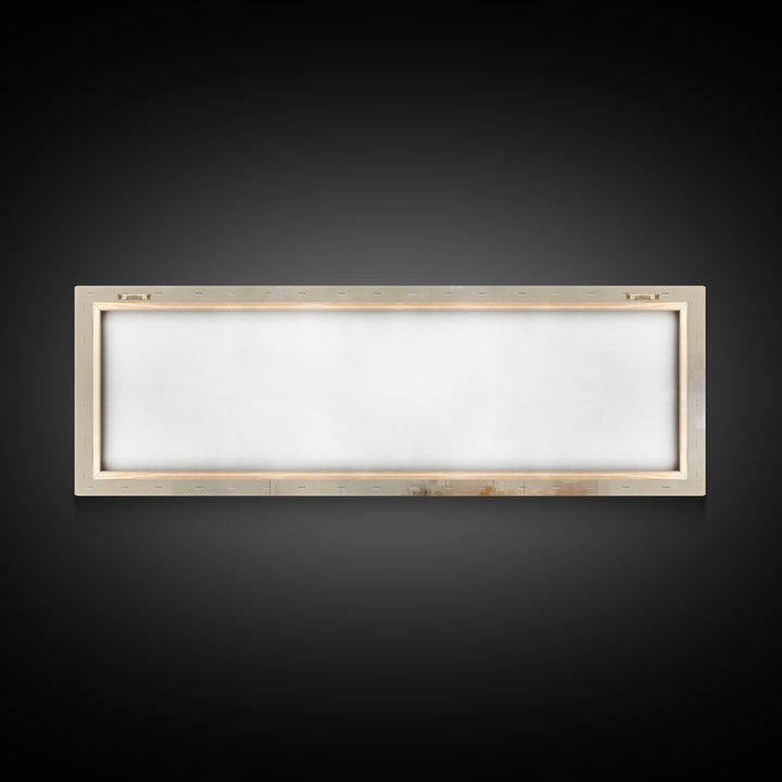 Glory Of The Word | Framed Canvas Print | Panoramic Wall Art | Christian Art Gift | Christian Paintings | Minimalist Christian Art | Christ