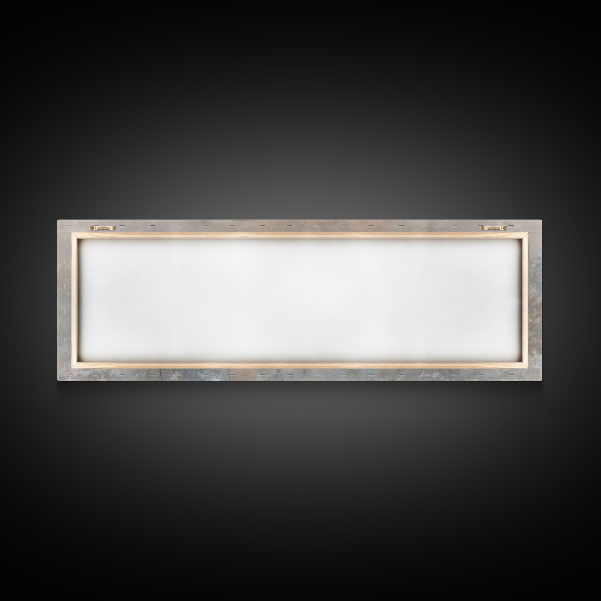 Winter Cross Light - Framed Canvas Print - Christian Wall Art - Panoramic Art - Christian Art Canvas - Christmas Art - Jesus Painting