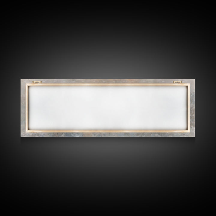 Winter Cross Light - Framed Canvas Print - Christian Wall Art - Panoramic Art - Christian Art Canvas - Christmas Art - Jesus Painting