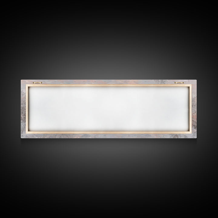 Grace In Winter | Framed Canvas Print | Christian Christmas Art | Panoramic Frame | Christian Art Work | Jesus Painting | Christian Wall Ar