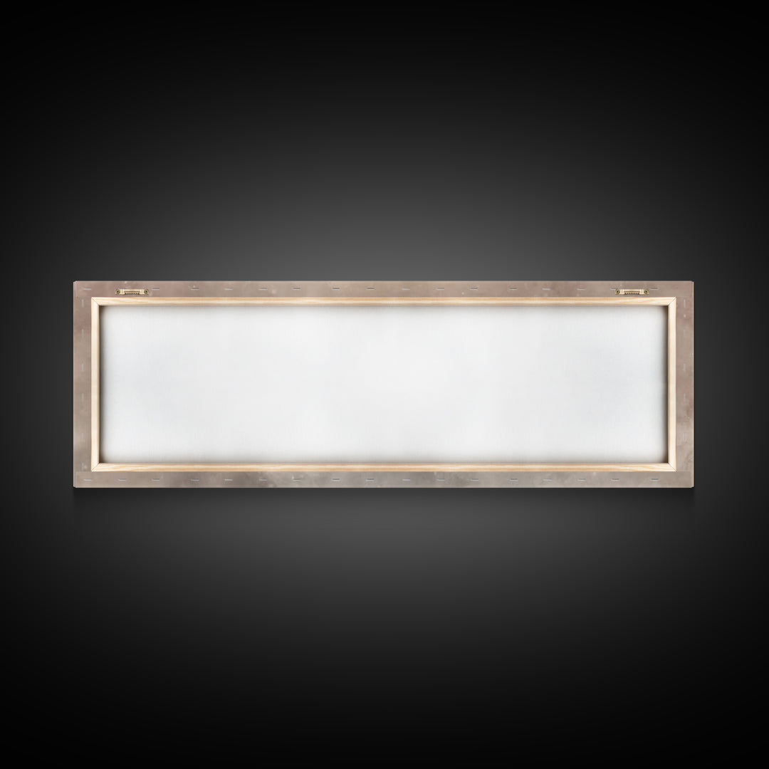 Snowfield Mercy, Framed Canvas Print, Christian Art Canvas, Panoramic Art, Christmas Art Prints, Christian Decoration, Moody Christian Art