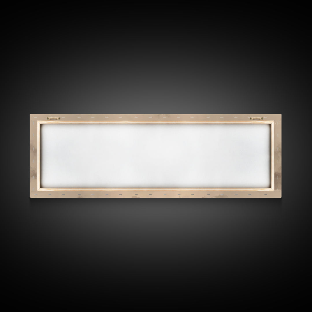 Cathedral In Quiet | Framed Canvas Print | Christian Wall Art | Extra Wide Art | Christian Art Painting | Christmas Art | Christian Home De