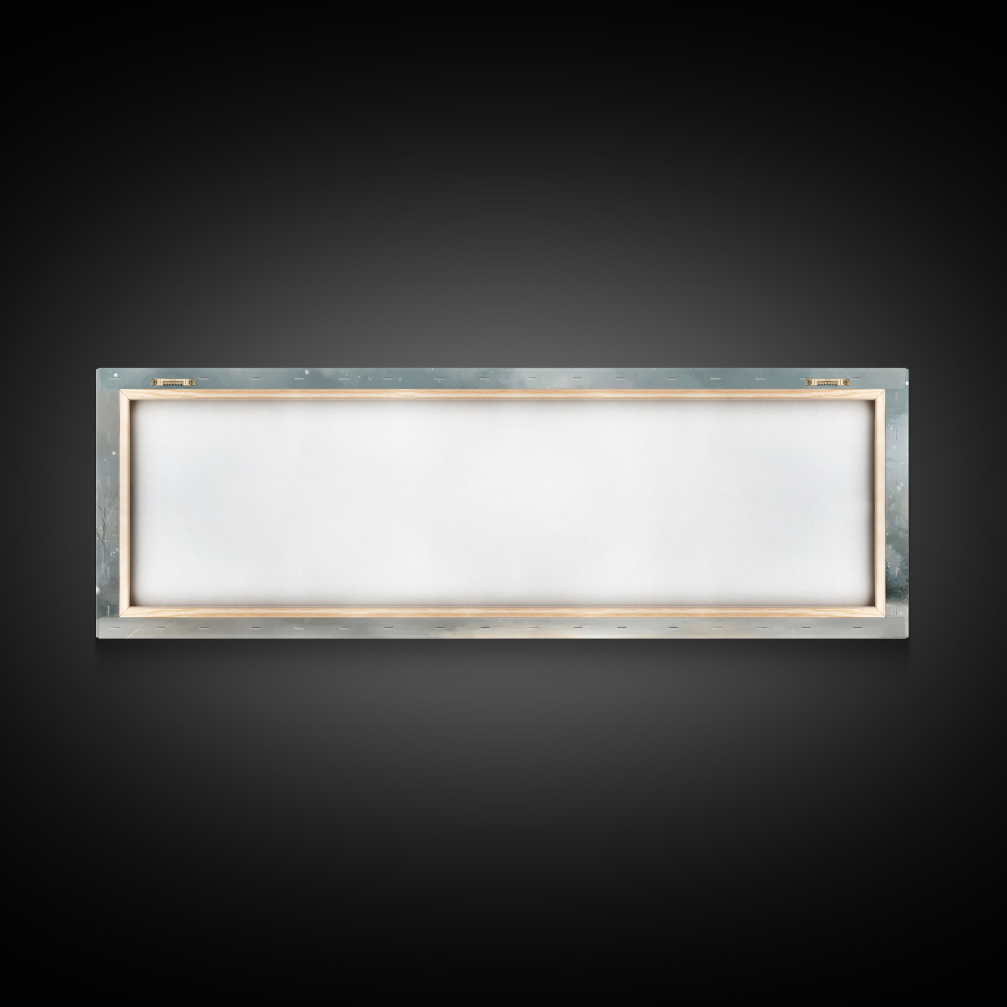 Light Of The Chapel – Framed Canvas Print – Christian Wall Art – Panoramic Painting – Christmas Art – Christian Art Canvas – Christian Deco