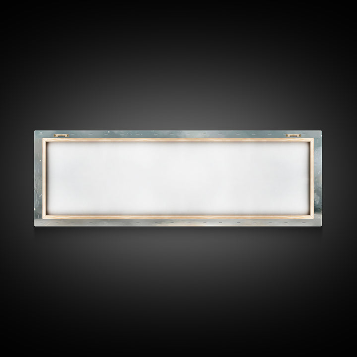 Light Of The Chapel – Framed Canvas Print – Christian Wall Art – Panoramic Painting – Christmas Art – Christian Art Canvas – Christian Deco