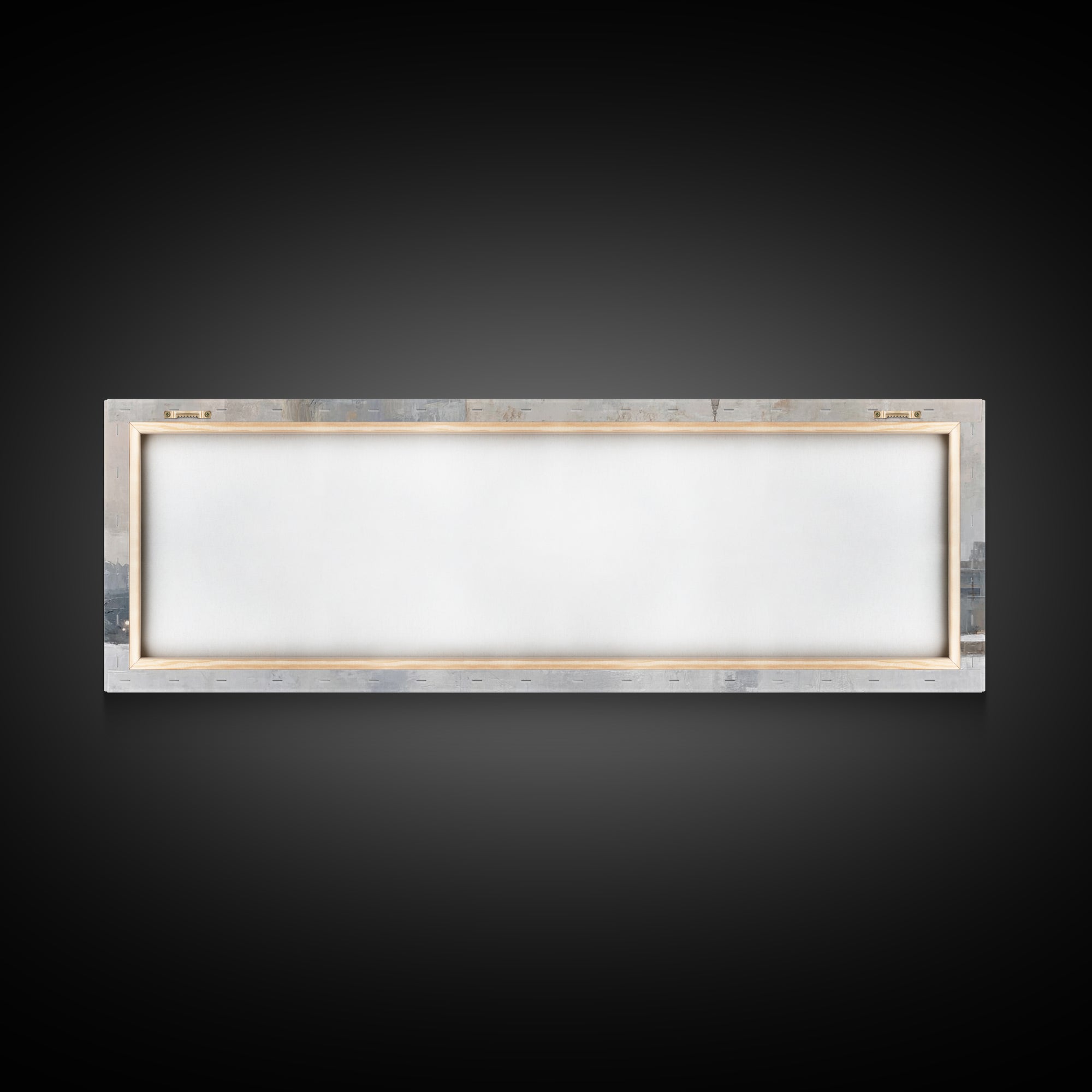 Sanctuary At Dusk - Framed Canvas Print - Christian Art Canvas - Panoramic Frame - Christmas Wall Art - Christian Decoration - Unique Chris