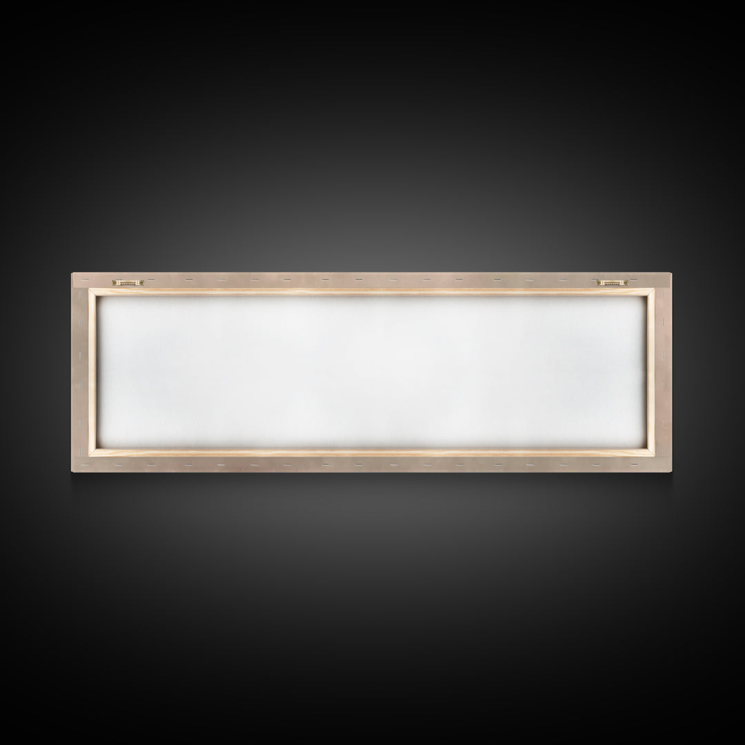 Village Of Blessings | Framed Canvas Print | Christian Art Print | Panoramic Art | Christmas Art Work | Christian Christmas Decor | Christi