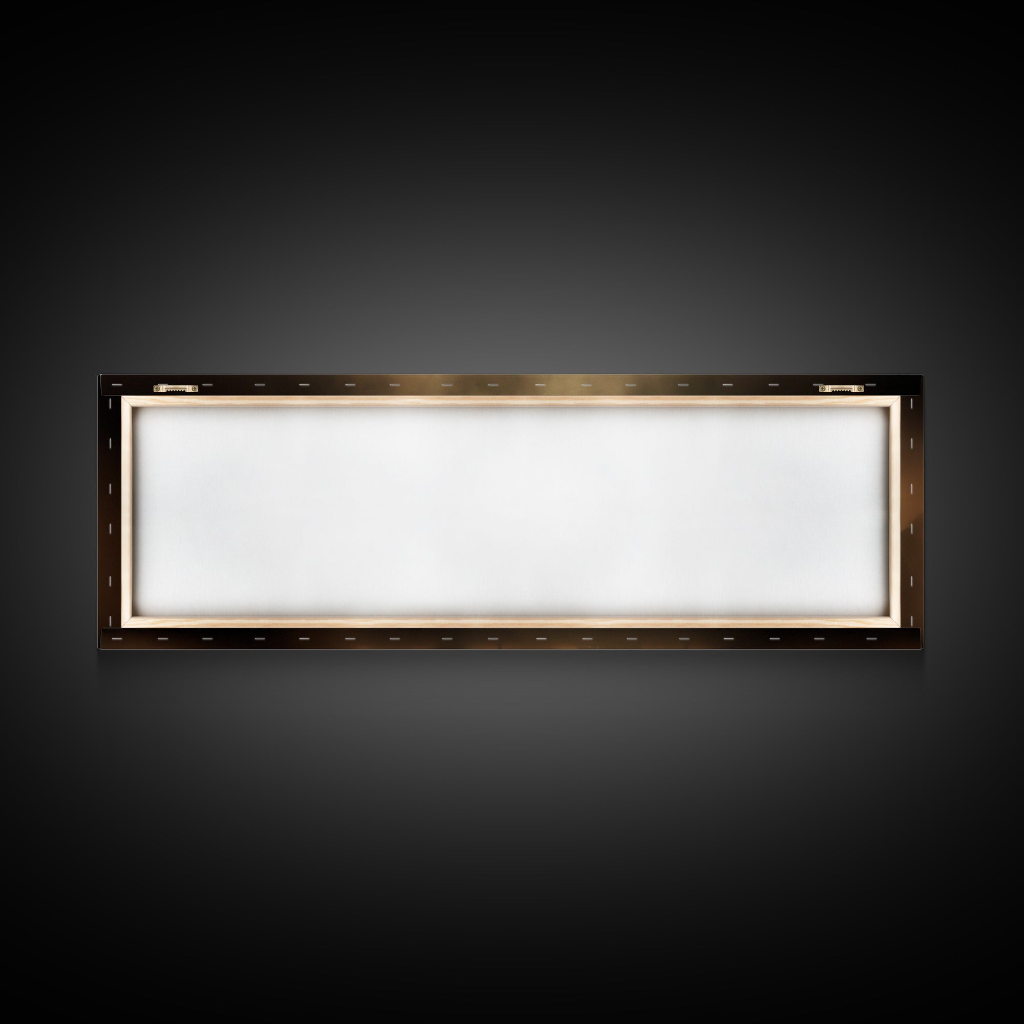 Sacred Supper Haze | Framed Canvas Print | Christian Art Canvas | Jesus Painting | Moody Christian Art | Panoramic Art | Christian Wall Art