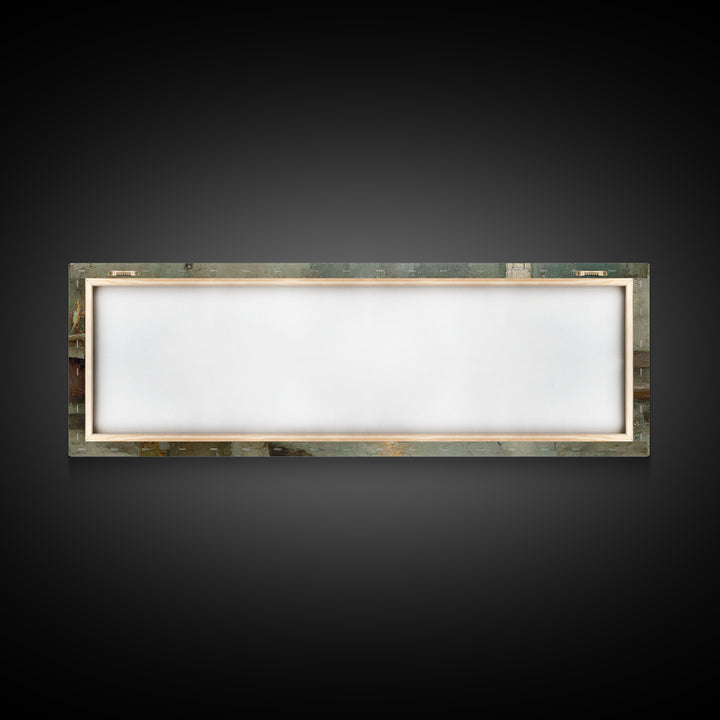 Sanctuary Candles | Framed Canvas Print | Christian Wall Art | Panoramic Painting | Christian Art Print | Christmas Art | Subtle Christian