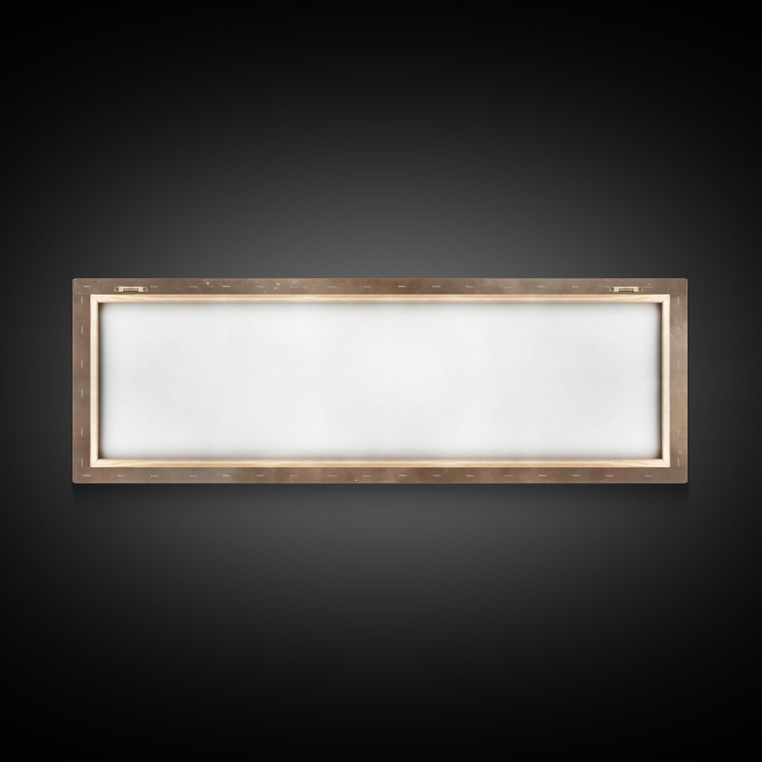 Shepherds In Stillness | Framed Canvas Print | Panoramic Art | Christian Art Canvas | Christian Wall Art | Jesus Painting | Christmas Art