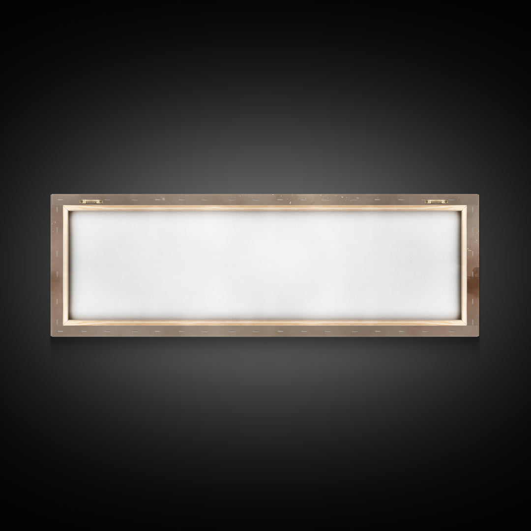 Desert Chapel Sky - Framed Canvas Print - Panoramic Wall Art - Christian Art Canvas - Christian Wall Art - Jesus Painting - Christmas Art