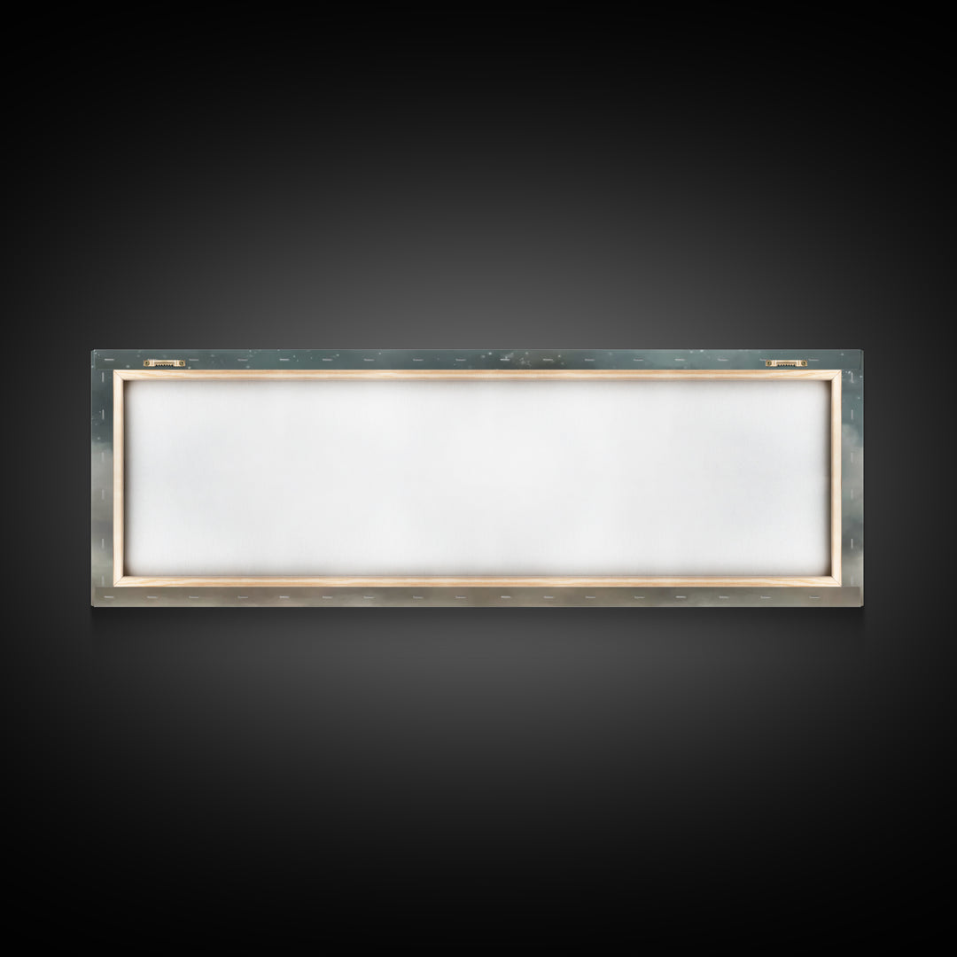The Guiding Star – Framed Canvas Print – Christian Wall Art – Panoramic Art – Christian Art Canvas – Christmas Art – Jesus Painting