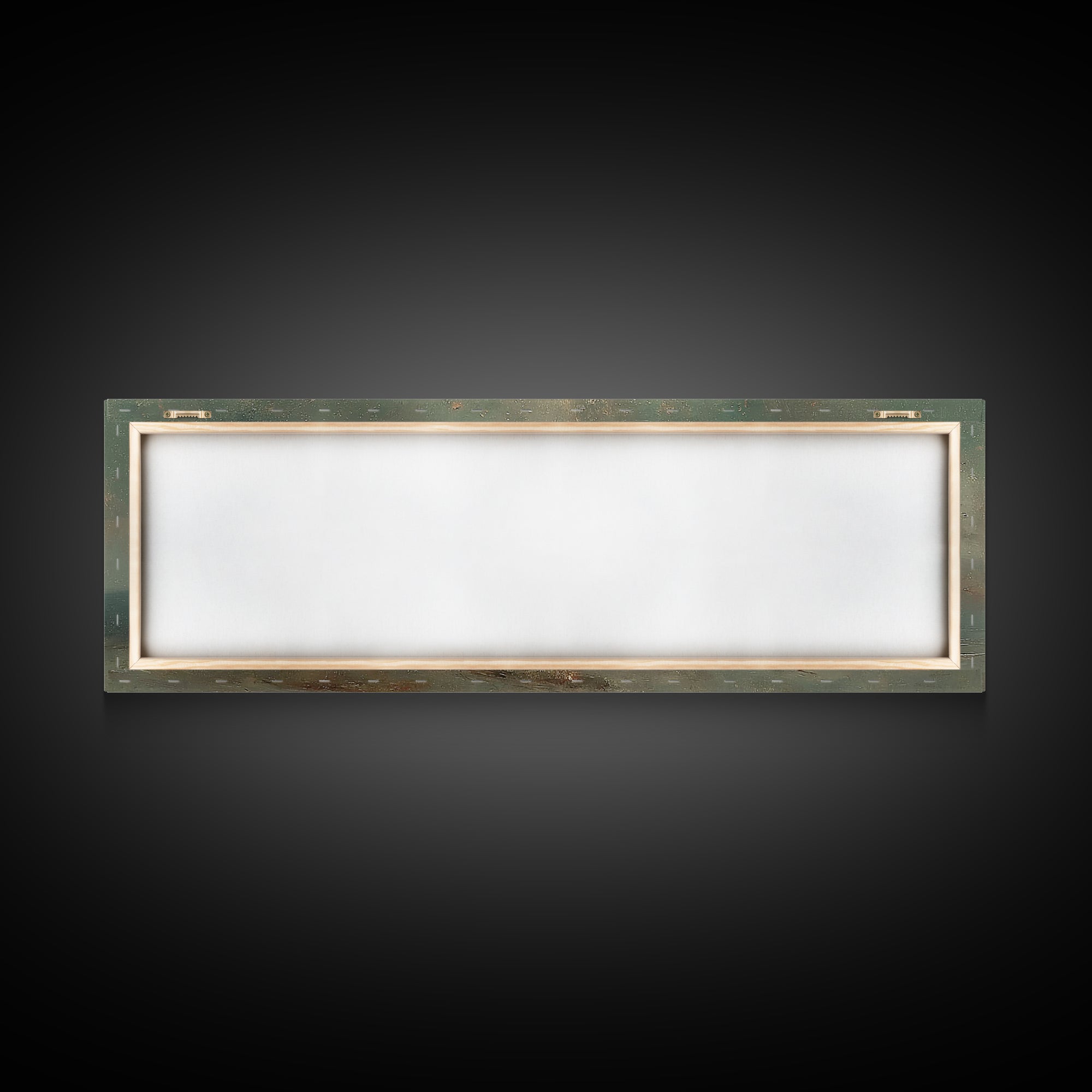 Heavenly Night Light, Framed Canvas Print, Christian Art Canvas, Panoramic Wall Art, Christian Christmas Art, Christian Wall Art, Jesus Pai