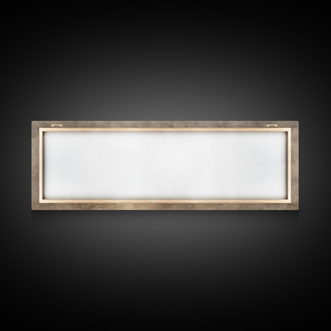 Chapel Of Peace | Framed Canvas Print | Christian Wall Art | Christian Art Canvas | Panoramic Frame | Christmas Art | Christian Christmas A
