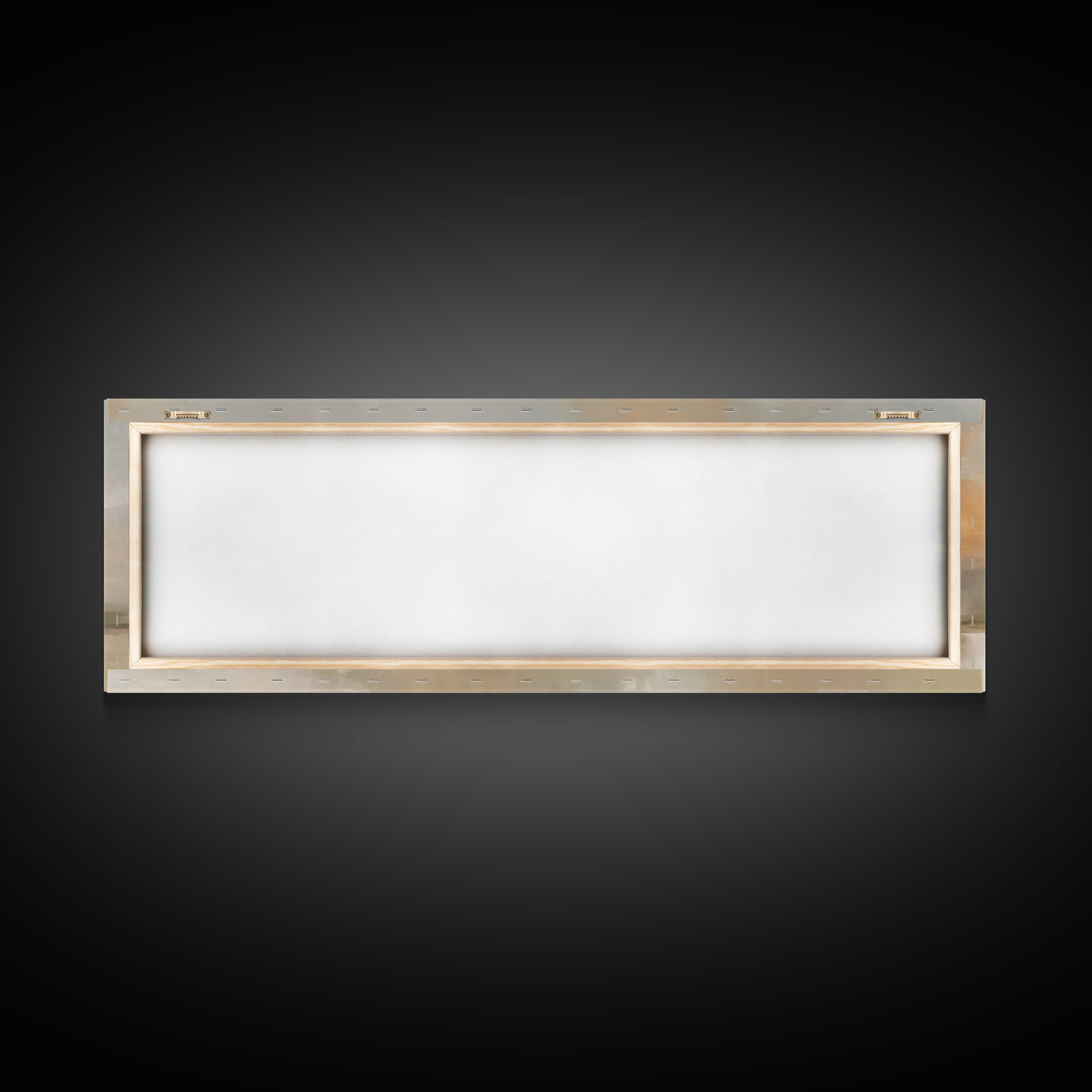 Mission At Sunset – Framed Canvas Print – Christian Art Canvas – Panoramic Painting – Christian Wall Art – Christmas Art – Jesus Painting