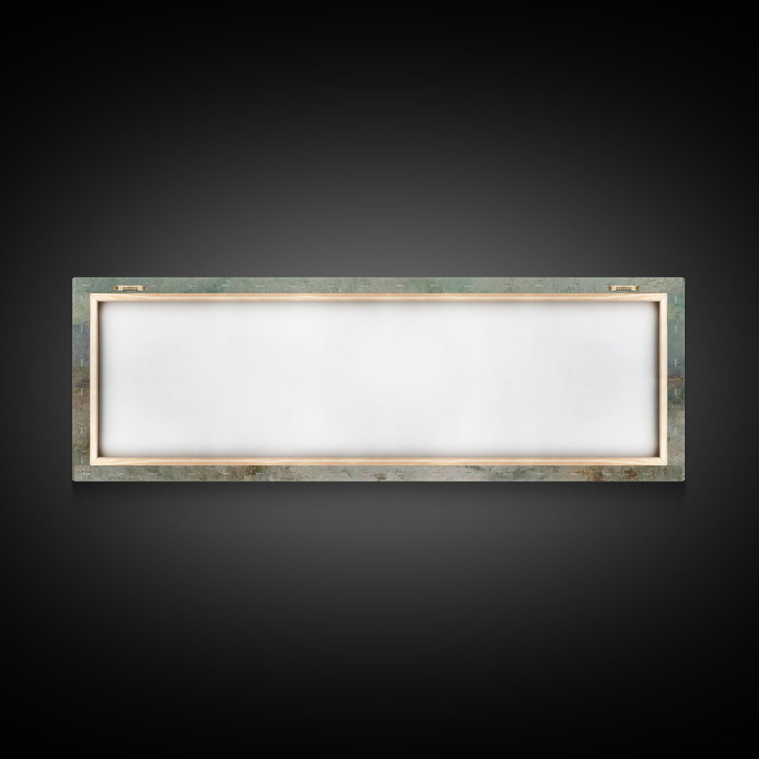 Silent Hope Nest | Framed Canvas Print | Christian Christmas Art | Panoramic Print | Christian Art Canvas | Christian Wall Art | Christmas