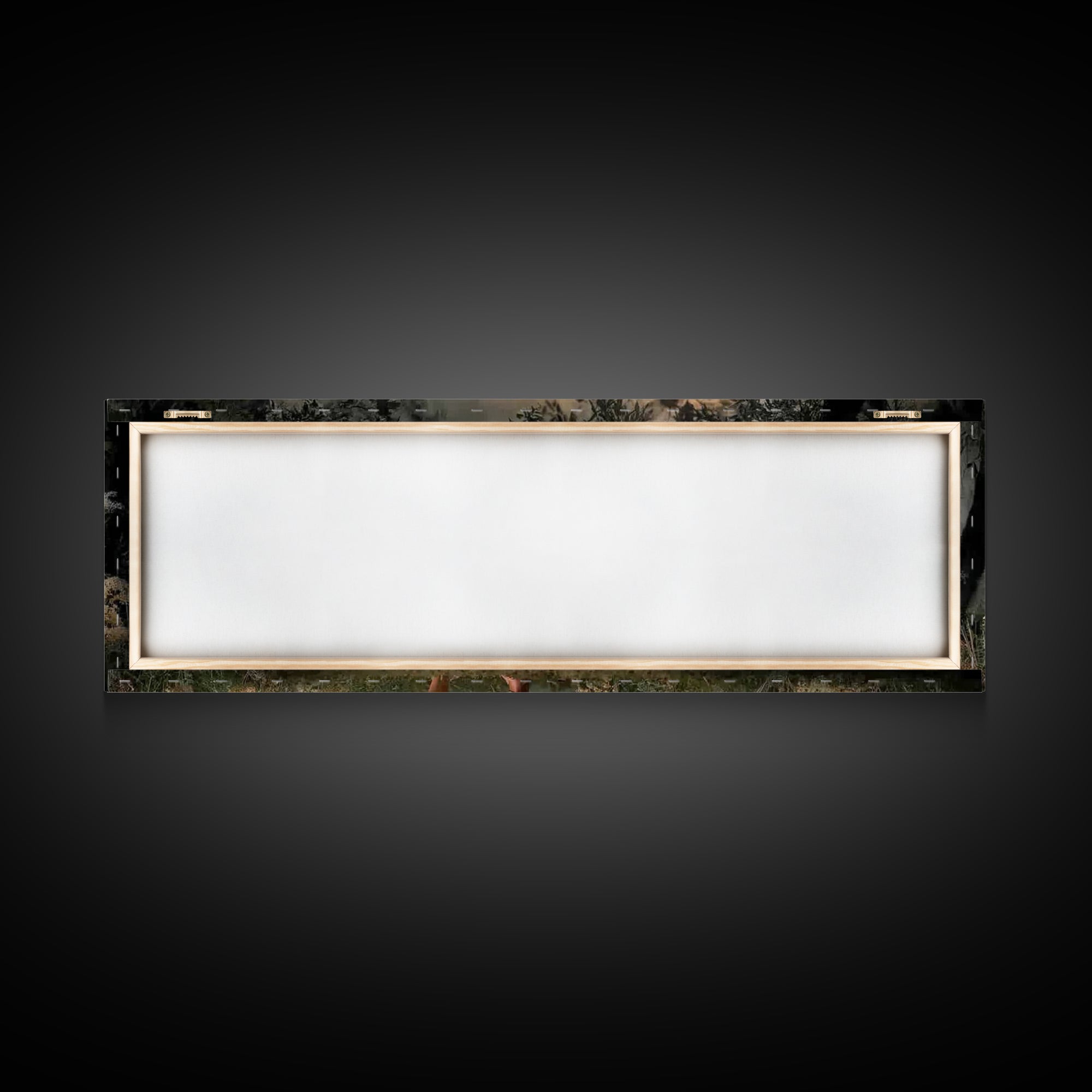 Walking In His Light | Framed Canvas Print | Christian Wall Art | Panoramic Frame | Christian Art Canvas | Christian Art | Christian Gift