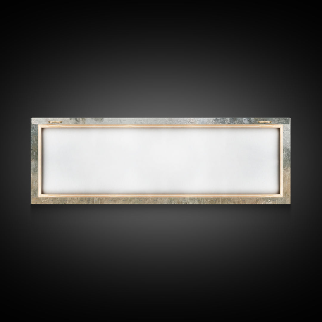 Gentle Meadow Walk – Framed Canvas Print – Christian Wall Art – Jesus Painting – Christian Art Canvas – Panoramic Art – Christian Christmas