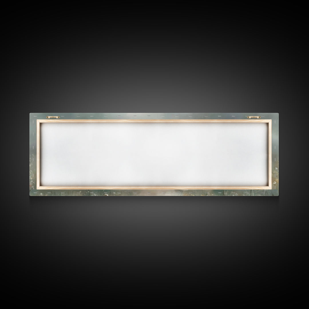 Pathway Of Peace, Framed Canvas Print, Christian Art Canvas, Jesus Painting, Christian Wall Art, Panoramic Wall Art, Christian Christmas Ar