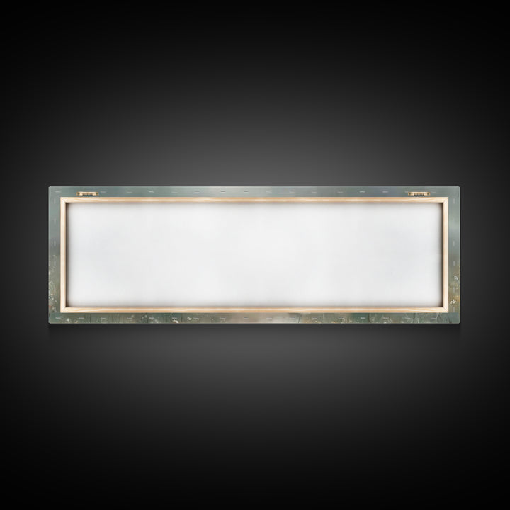 Pathway Of Peace, Framed Canvas Print, Christian Art Canvas, Jesus Painting, Christian Wall Art, Panoramic Wall Art, Christian Christmas Ar