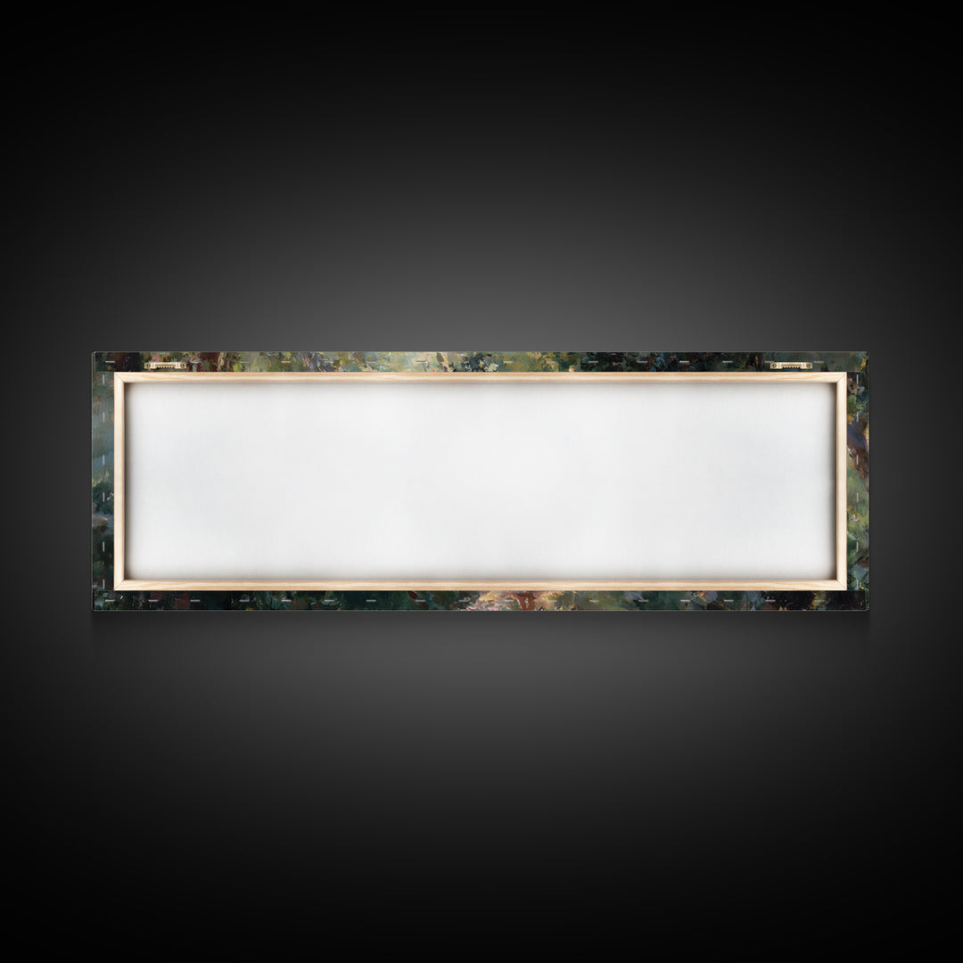Garden Of Grace – Framed Canvas Print – Christian Art Canvas – Christian Wall Art – Jesus Painting – Panoramic Wall Art – Christian Christm