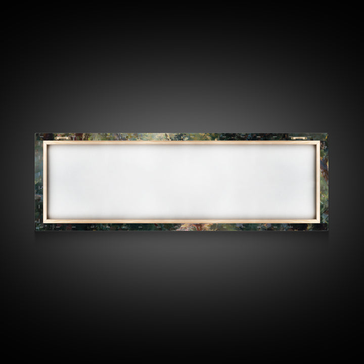 Garden Of Grace – Framed Canvas Print – Christian Art Canvas – Christian Wall Art – Jesus Painting – Panoramic Wall Art – Christian Christm