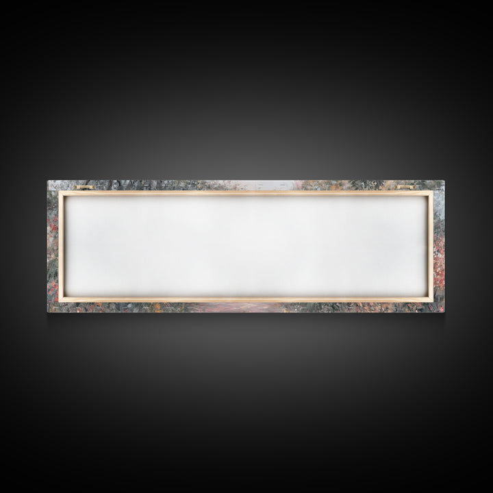 Shepherds At Night – Framed Canvas Print – Christmas Art – Christian Wall Art – Panoramic Art – Christian Art Canvas – Christian Christmas