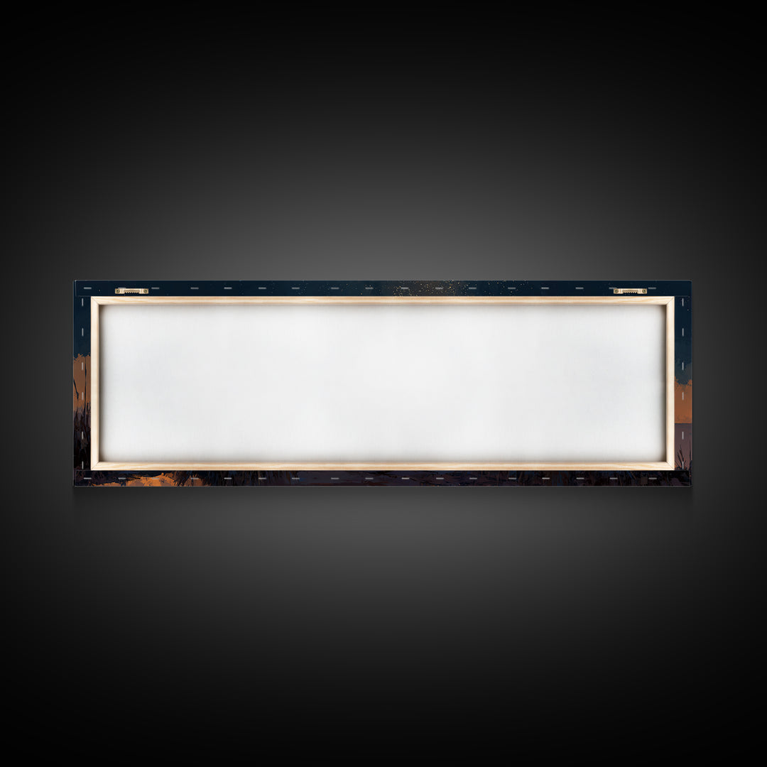 Holy Night Horizon | Framed Canvas Print | Christian Wall Art | Panoramic Painting | Christmas Art | Christian Art Canvas | Christian Chris