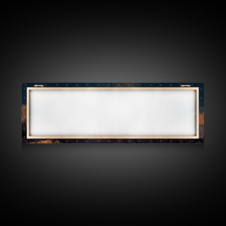 Holy Night Horizon | Framed Canvas Print | Christian Wall Art | Panoramic Painting | Christmas Art | Christian Art Canvas | Christian Chris