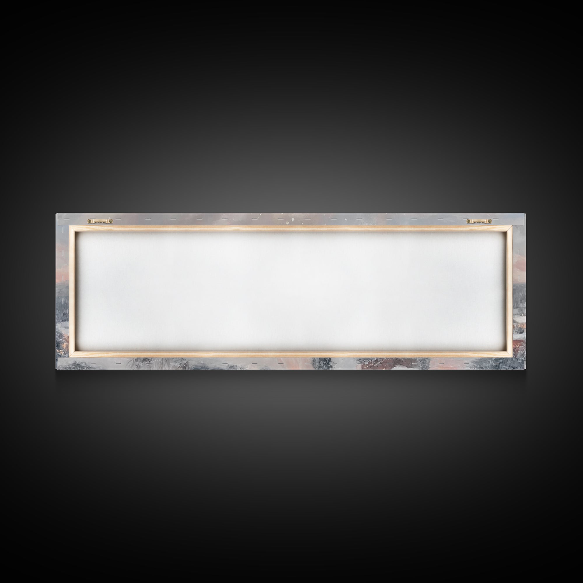 Angel Of Peace – Framed Canvas Print – Christian Wall Art – Panoramic Frame – Christian Art Print – Christmas Art – Christian Decorations