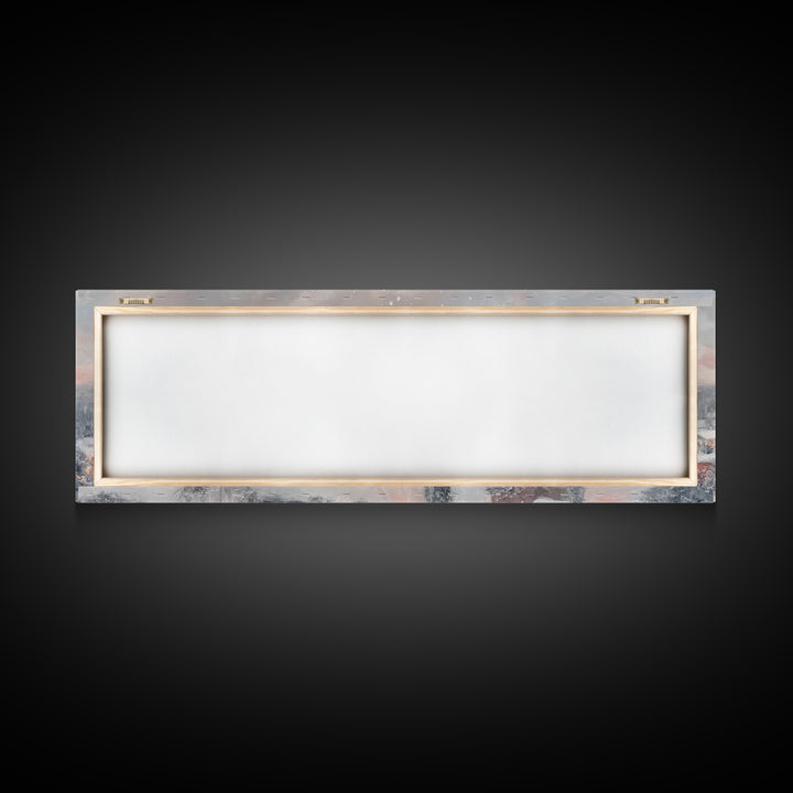 Angel Of Peace – Framed Canvas Print – Christian Wall Art – Panoramic Frame – Christian Art Print – Christmas Art – Christian Decorations