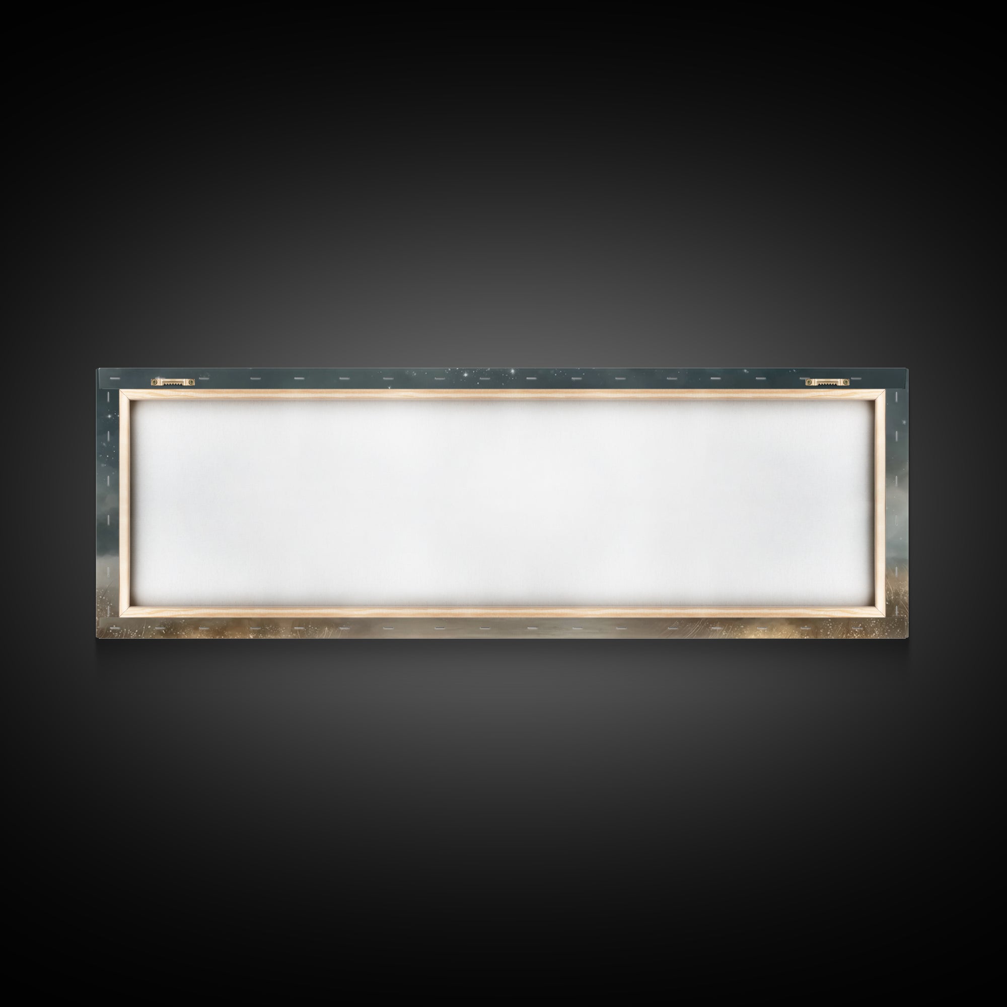 Heavenly Watchers | Framed Canvas Print | Panoramic Painting | Christian Wall Art | Christmas Art | Christian Art Canvas | Jesus Christmas