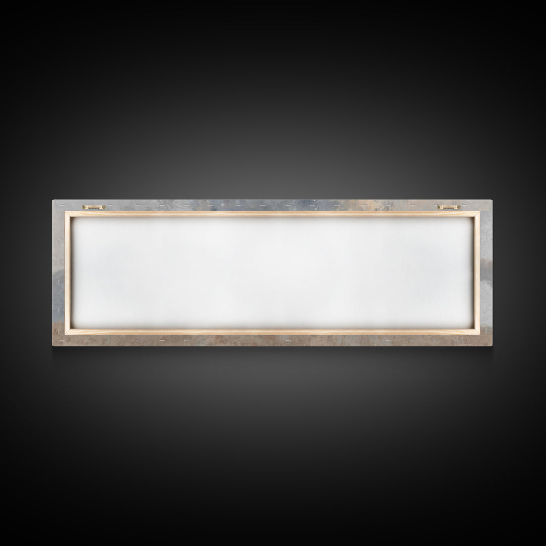 Cross Of Wonder, Framed Canvas Print, Christian Wall Art, Panoramic Frame, Christian Art Canvas, Christmas Art, Jesus Painting