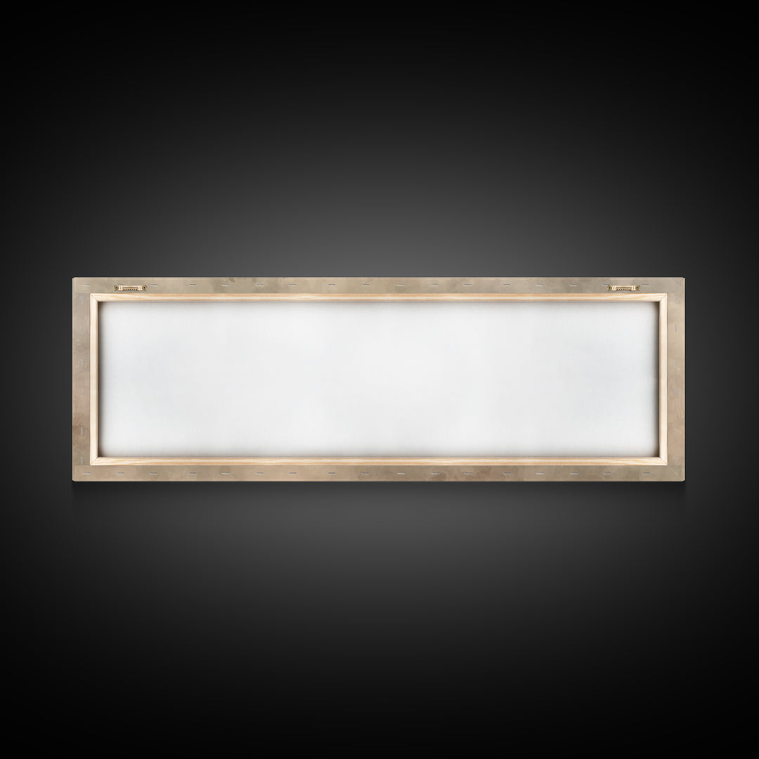 Shepherds In Light – Framed Canvas Print – Panoramic Wall Art – Christian Art Canvas – Christian Christmas Art – Jesus Painting – Christmas