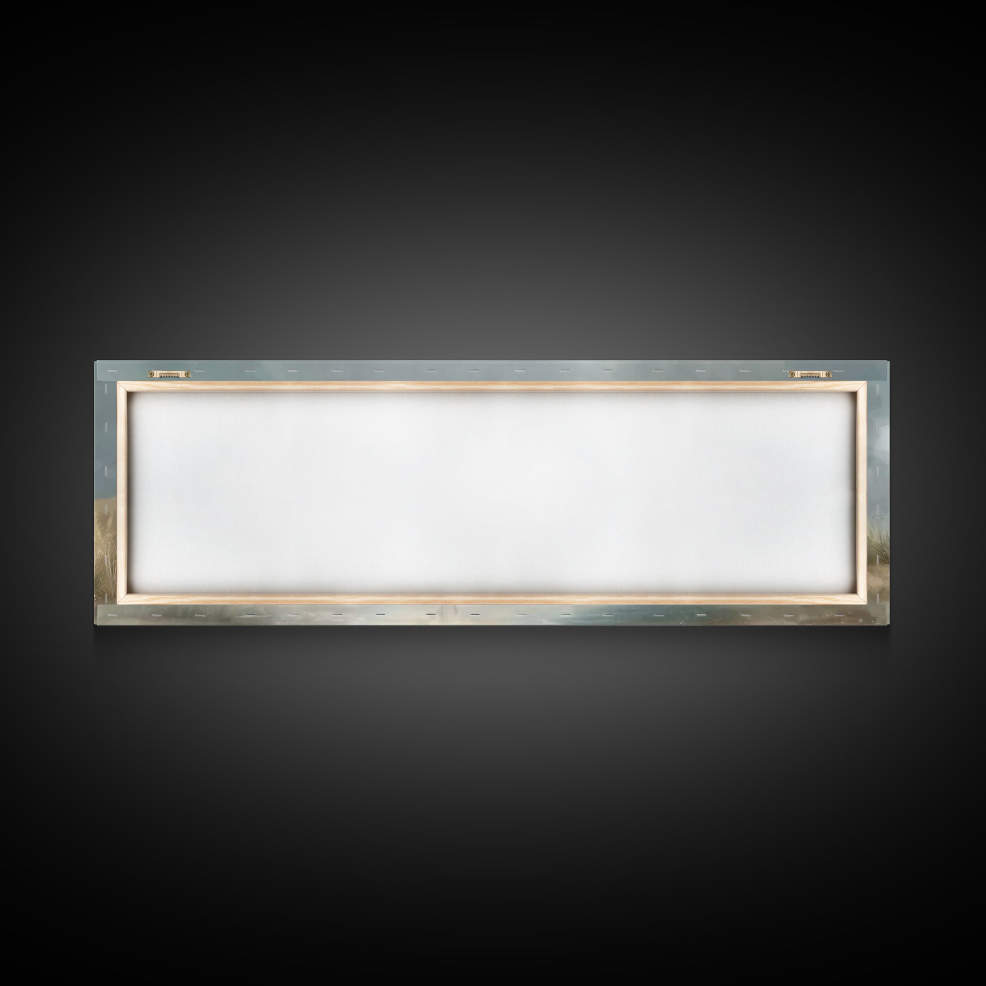Gentle Shepherd Path – Framed Canvas Print – Christian Wall Art – Jesus Painting – Panoramic Art – Christian Art Canvas – Christian Christm