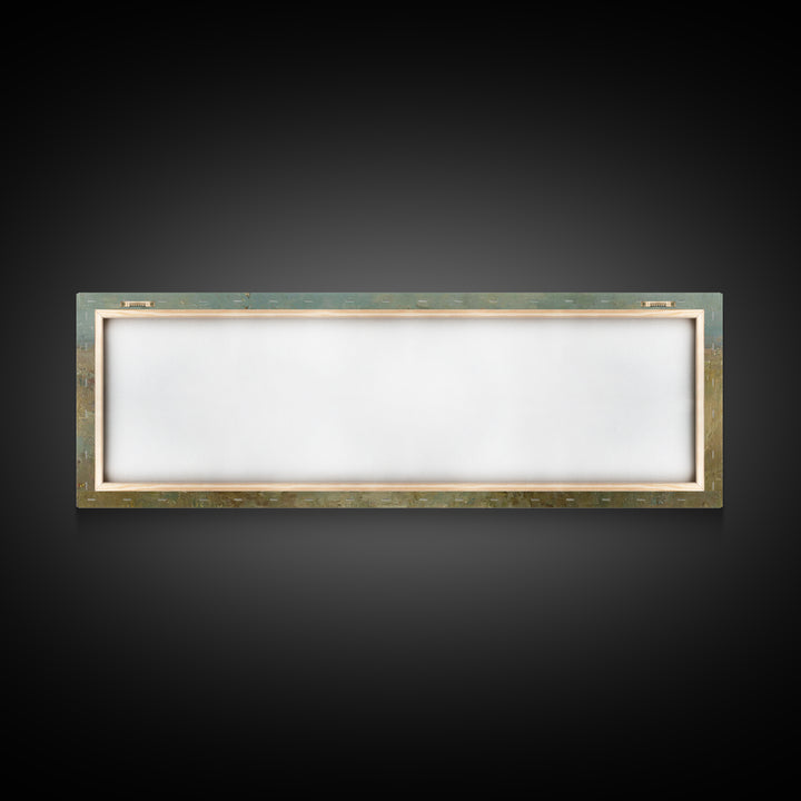 Quiet Meadow Grace, Framed Canvas Print, Christian Wall Art, Panoramic Print, Jesus Painting, Christian Christmas Art, Christian Art Canvas