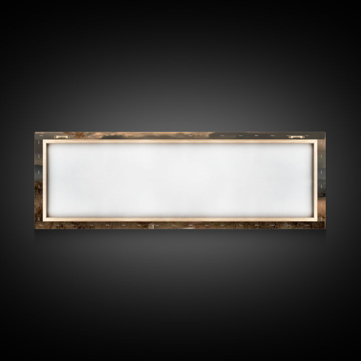 Hillside of Peace – Framed Canvas Print – Christian Art – Jesus Painting – Panoramic Art – Christian Wall Art – Christmas Art Print