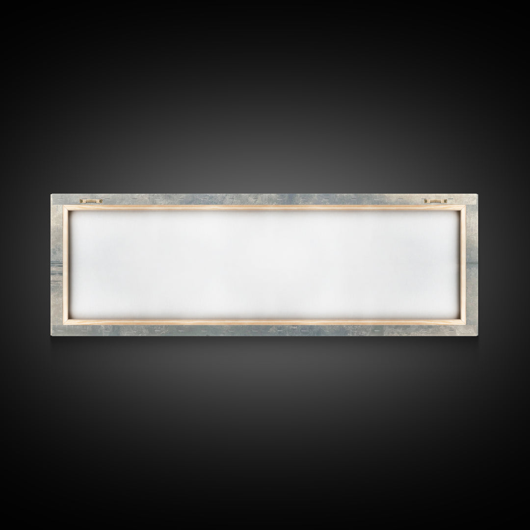 Heaven’s Gentle Light – Framed Canvas Print – Christian Art Canvas – Christian Wall Art – Panoramic Art – Jesus Painting – Christmas Art