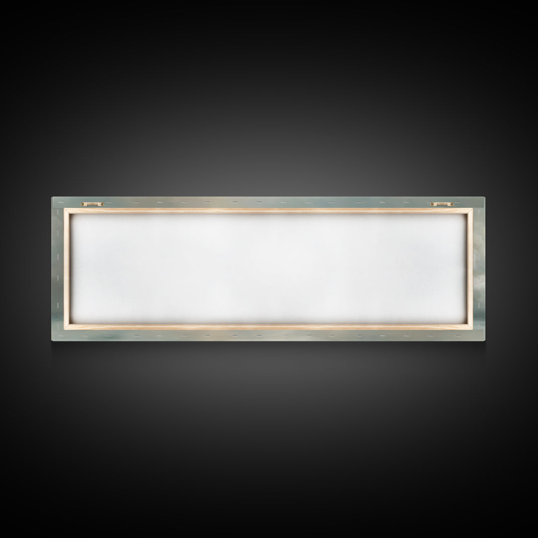 Harbor Of Calling, Framed Canvas Print, Christian Art Canvas, Christian Wall Art, Panoramic Wall Art, Jesus Painting, Christmas Art